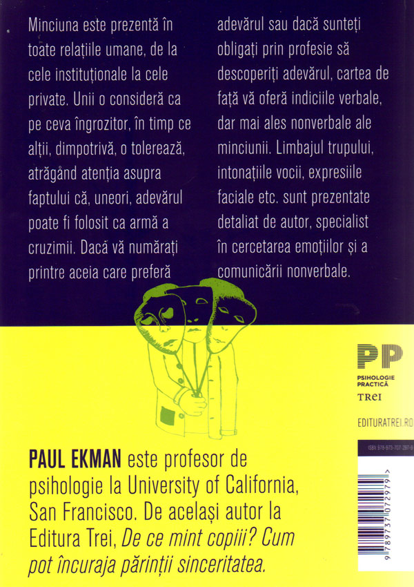 Minciunile adultilor. Indicii ale inselatoriei in casnicie, afaceri si politica - Paul Ekman