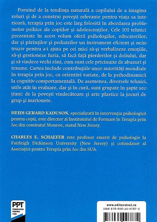 101 tehnici favorite ale terapiei prin joc - Heidi Gerard Kaduson