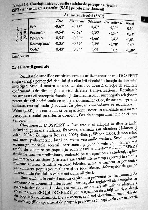 Diferente individuale in emotie si decizie. Implicatii pentru psihologia economica - Renata Melinda Heilman