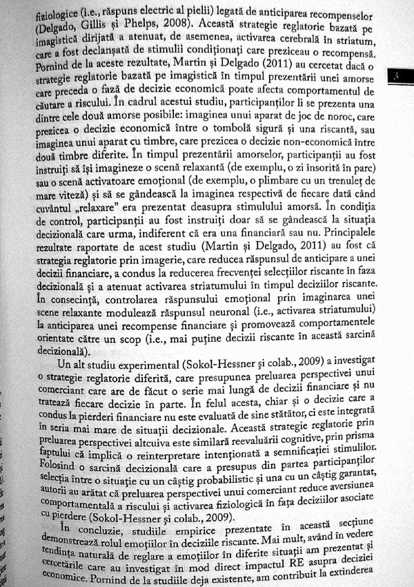 Diferente individuale in emotie si decizie. Implicatii pentru psihologia economica - Renata Melinda Heilman