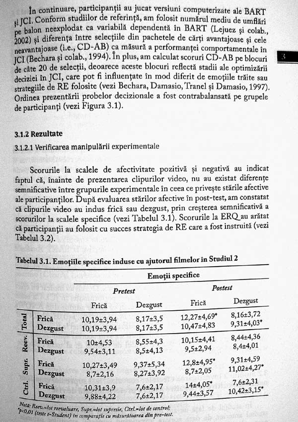 Diferente individuale in emotie si decizie. Implicatii pentru psihologia economica - Renata Melinda Heilman