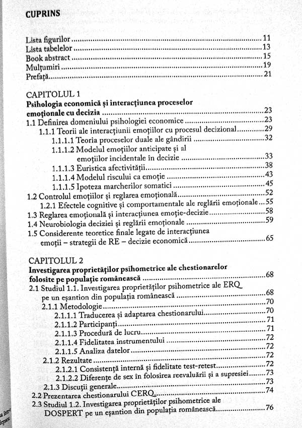 Diferente individuale in emotie si decizie. Implicatii pentru psihologia economica - Renata Melinda Heilman