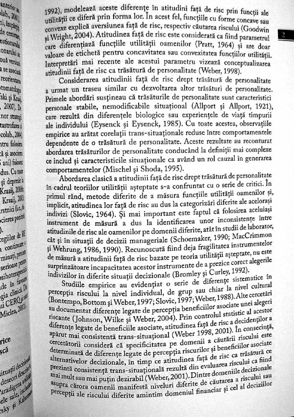 Diferente individuale in emotie si decizie. Implicatii pentru psihologia economica - Renata Melinda Heilman
