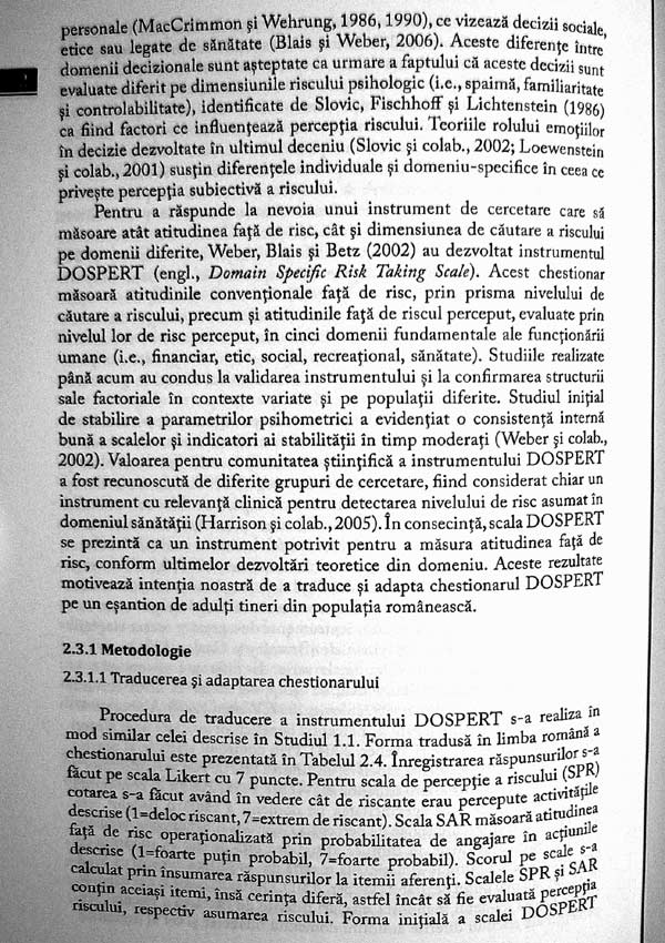 Diferente individuale in emotie si decizie. Implicatii pentru psihologia economica - Renata Melinda Heilman