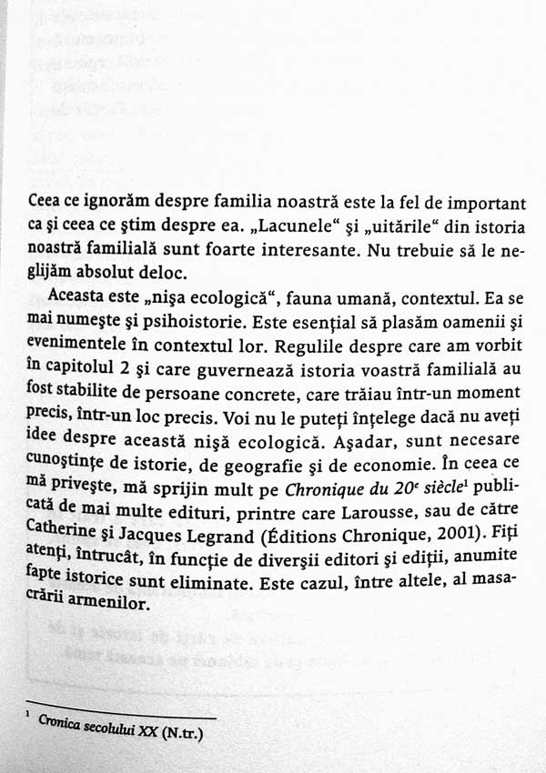 Exercitii practice de psihogenealogie - Anne Ancelin Schutzenberger