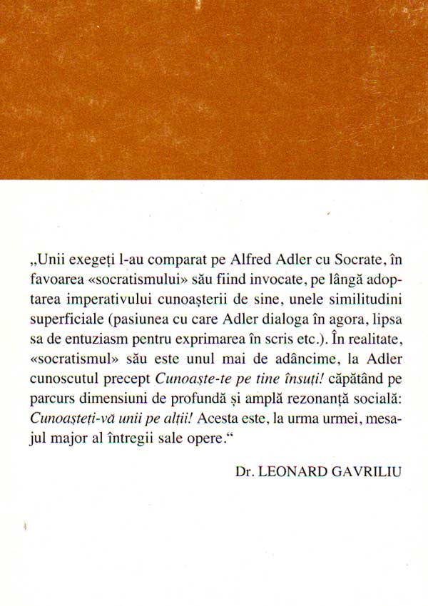 Cunoasterea omului - Alfred Adler
