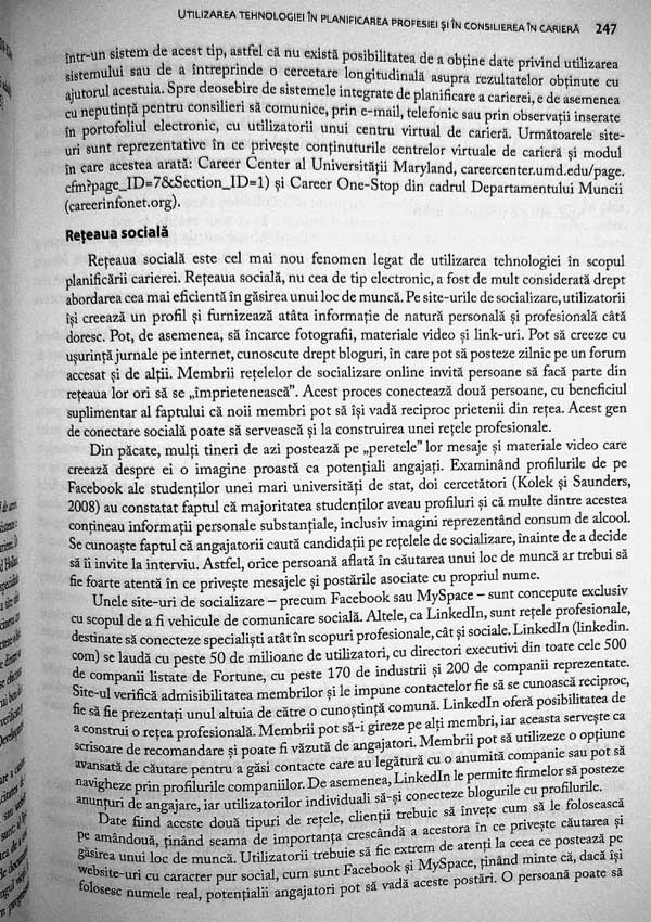 Interventii in dezvoltarea carierei in secolul 21 - Spencer G. Niles