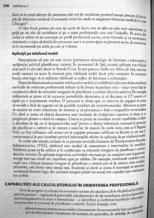 Interventii in dezvoltarea carierei in secolul 21 - Spencer G. Niles