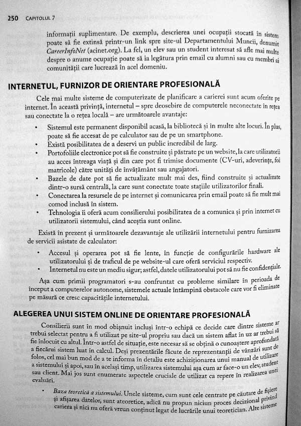 Interventii in dezvoltarea carierei in secolul 21 - Spencer G. Niles