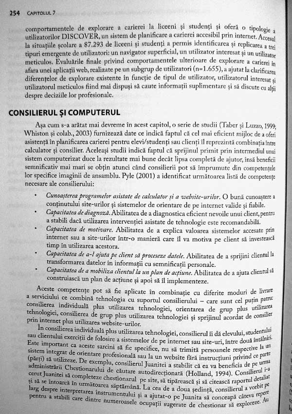 Interventii in dezvoltarea carierei in secolul 21 - Spencer G. Niles