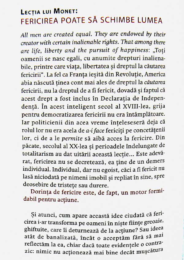 Despre arta fericirii. 25 de lectii pentru a invata cum sa traiesti fericit - Christophe Andre