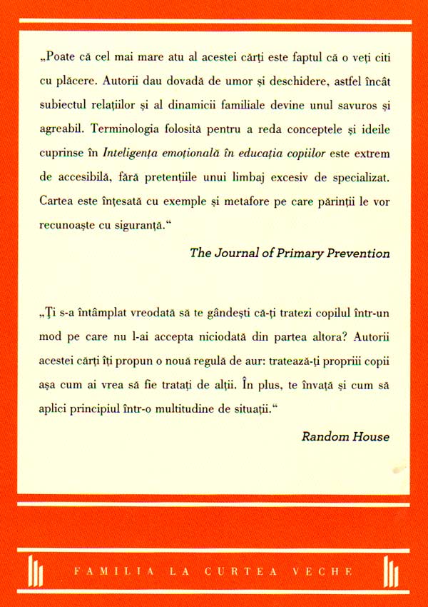 Inteligenta emotionala in educatia copiilor - Maurice J. Elias