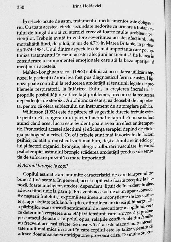 Hipnoza clinica - Irina Holdevici