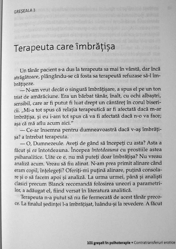 101 greseli in psihoterapie. Contratransfer si contrarezistenta in psihoterapie - Gerald Schoenewolf