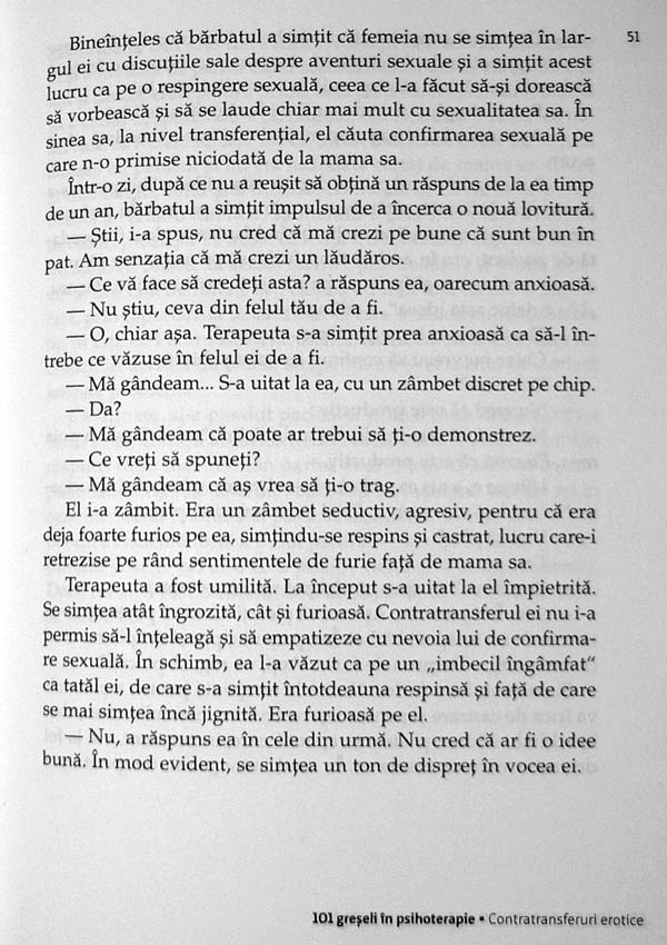 101 greseli in psihoterapie. Contratransfer si contrarezistenta in psihoterapie - Gerald Schoenewolf
