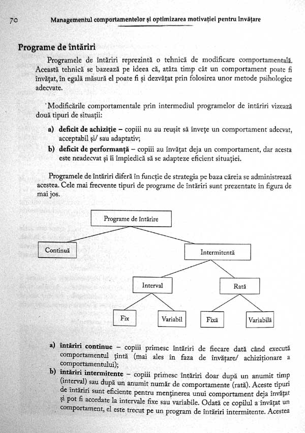 Managementul comportamentelor si optimizarea motivatiei pentru invatare - Adrian Opre