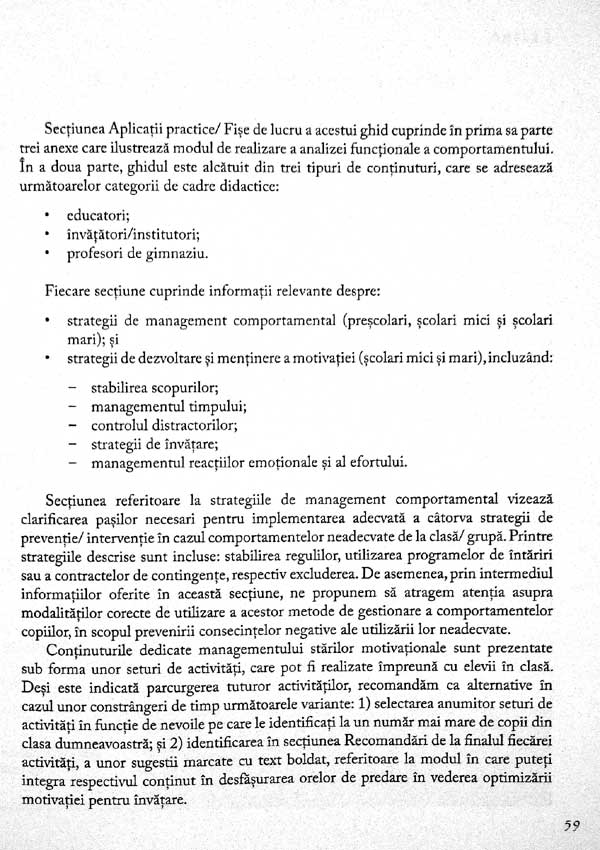 Managementul comportamentelor si optimizarea motivatiei pentru invatare - Adrian Opre