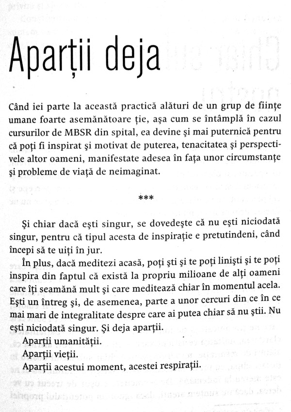 Mindfulness pentru incepatori - Jon Kabat-Zinn