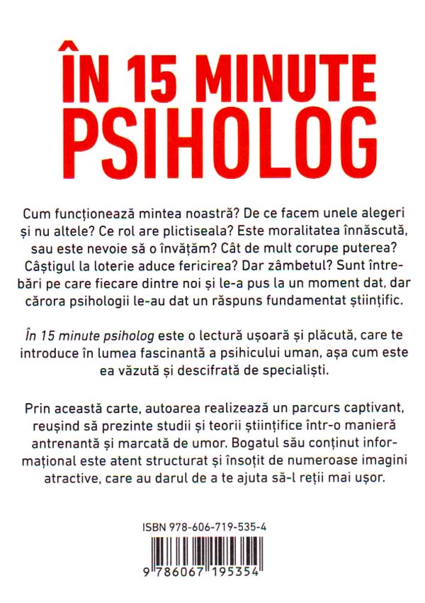 In 15 minute psiholog - Anne Rooney