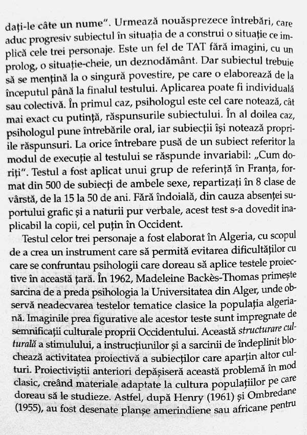 Metodele proiective - Didier Anzieu