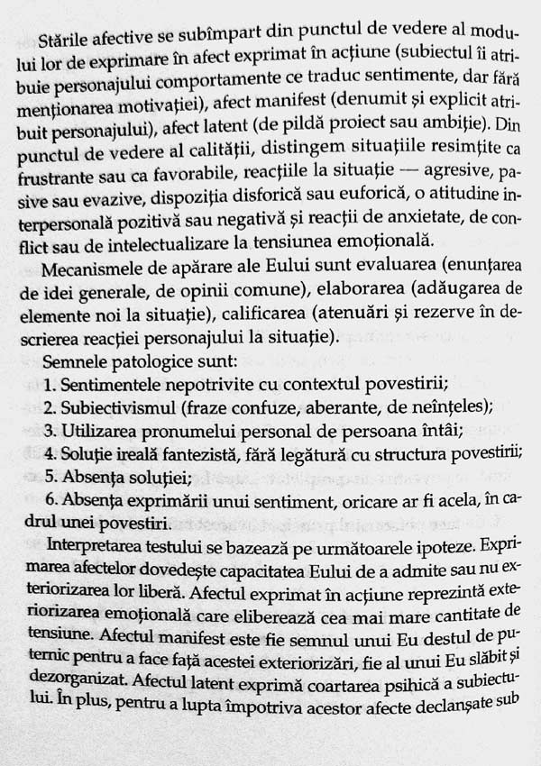 Metodele proiective - Didier Anzieu