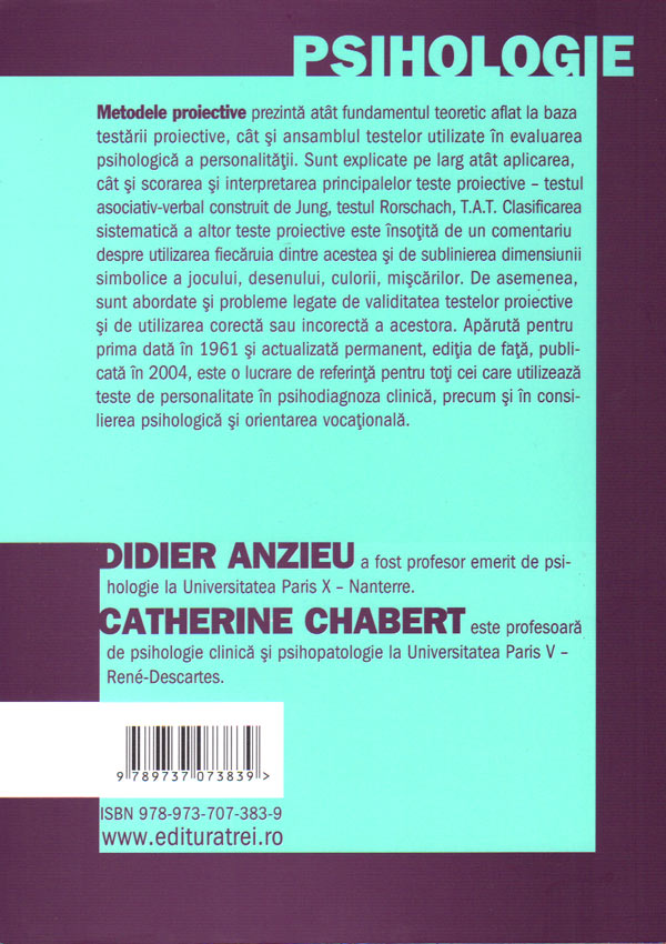 Metodele proiective - Didier Anzieu