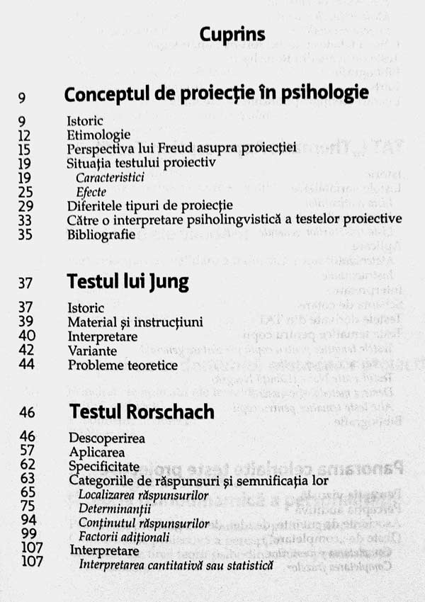 Metodele proiective - Didier Anzieu