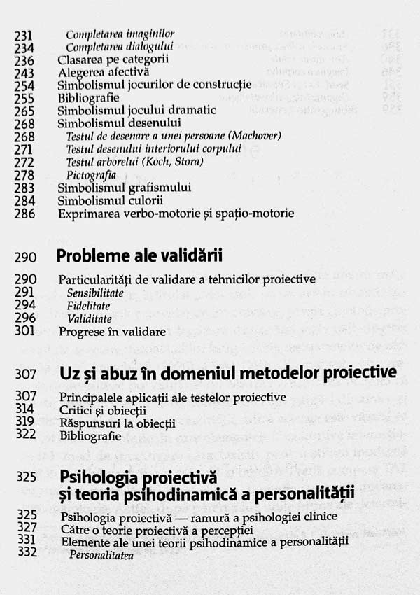 Metodele proiective - Didier Anzieu