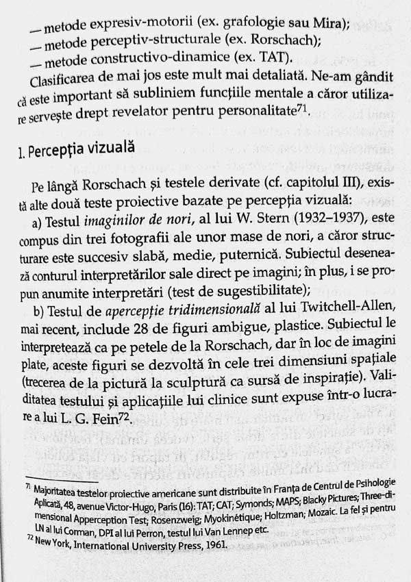 Metodele proiective - Didier Anzieu