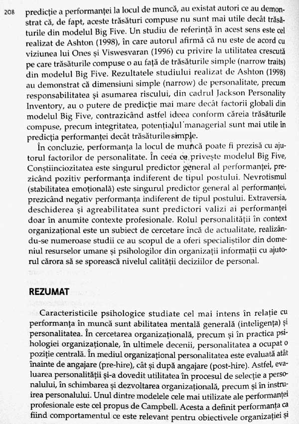 Tratat de psihologia personalitatii - Mihai Anitei