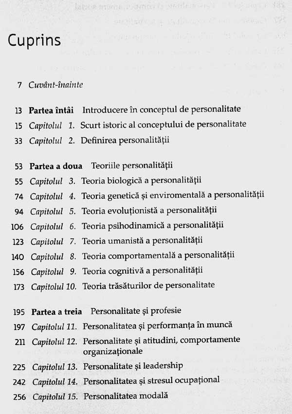 Tratat de psihologia personalitatii - Mihai Anitei