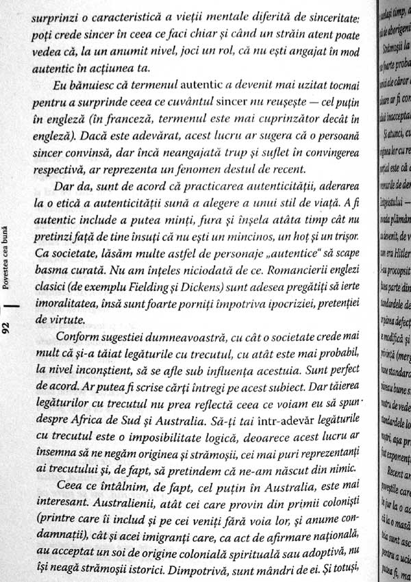 Povestea cea buna. Discutii despre adevar, fictiune si psihoterapia psihanalitica - J.M. Coetzee