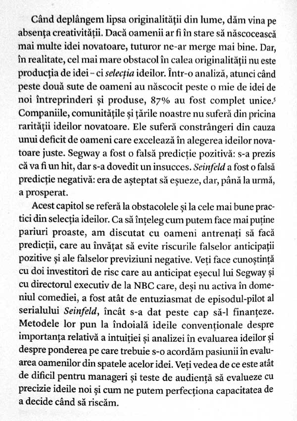 Originalii. Nonconformistii care fac lumea sa progreseze - Adam Grant
