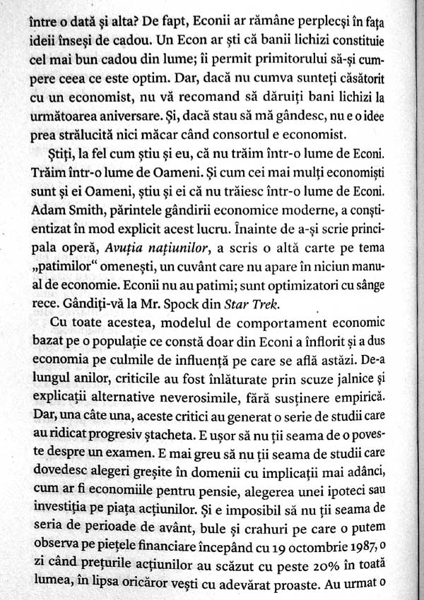Comportament inadecvat. Nasterea economiei comportamentale - Richard H. Thaler