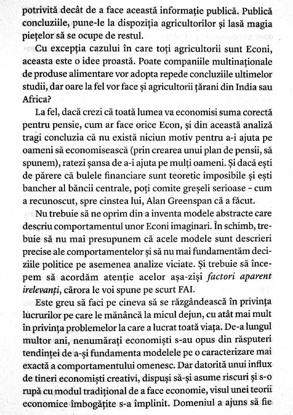 Comportament inadecvat. Nasterea economiei comportamentale - Richard H. Thaler