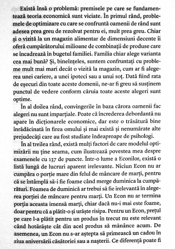 Comportament inadecvat. Nasterea economiei comportamentale - Richard H. Thaler
