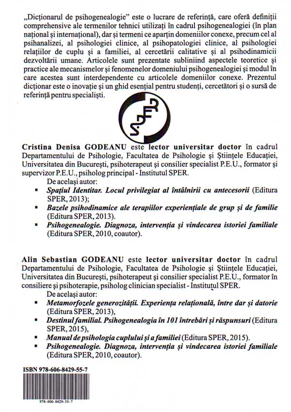 Dictionar de psihogenealogie - Alin Sebastian Godeanu