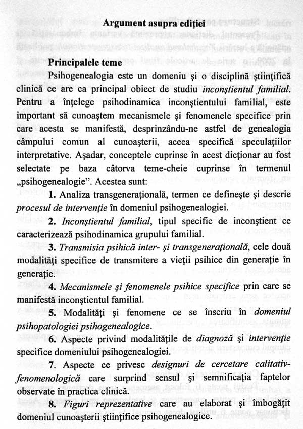 Dictionar de psihogenealogie - Alin Sebastian Godeanu