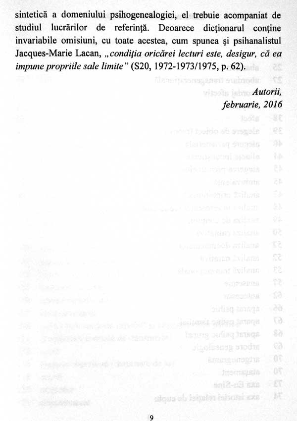 Dictionar de psihogenealogie - Alin Sebastian Godeanu