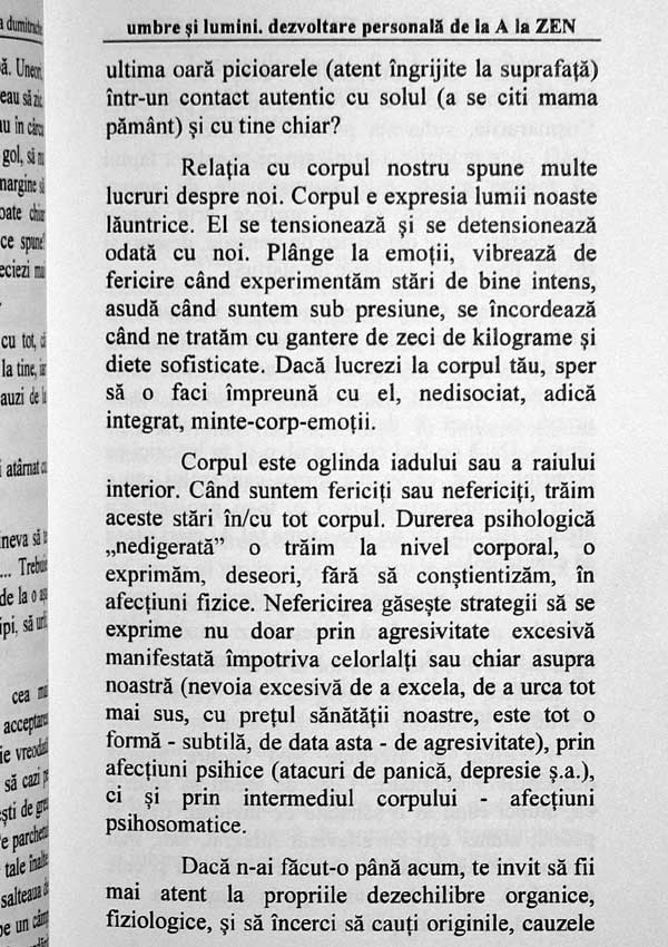 Umbre si lumini. Dezvoltare personala de la A la ZEN - Sorina Daniela Dumitrache