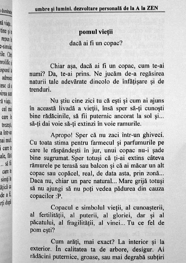 Umbre si lumini. Dezvoltare personala de la A la ZEN - Sorina Daniela Dumitrache