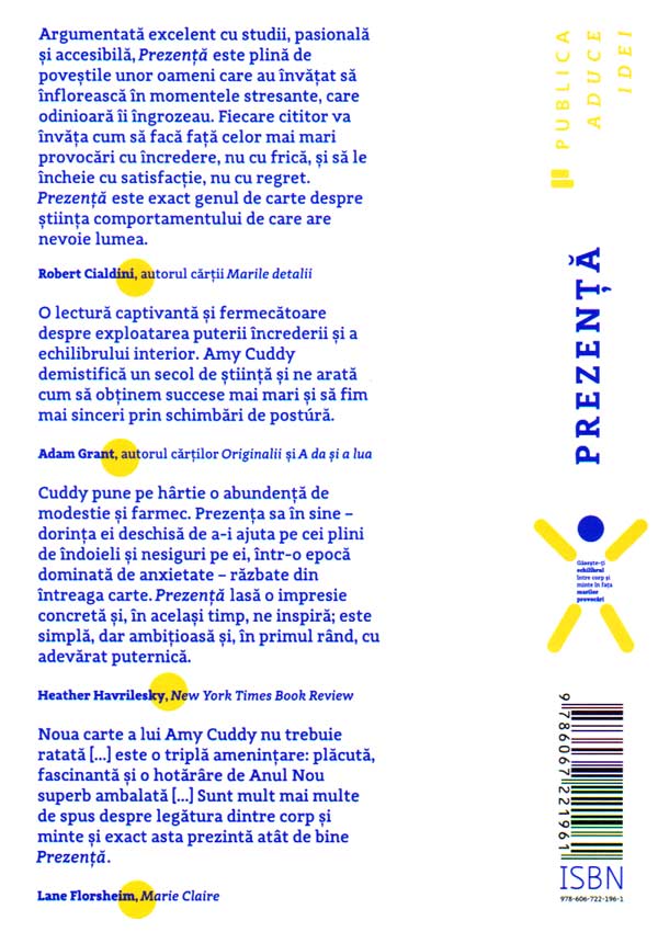 Prezenta. Gaseste-ti echilibrul intre corp si minte in fata marilor provocari - Amy Cuddy