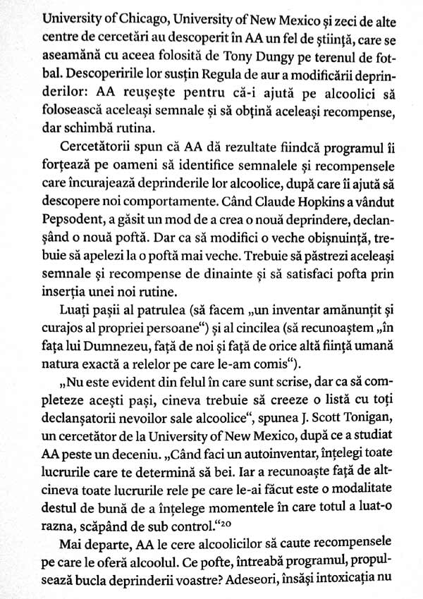 Puterea obisnuintei. De ce facem ceea ce facem in viata si in afaceri - Charles Duhigg