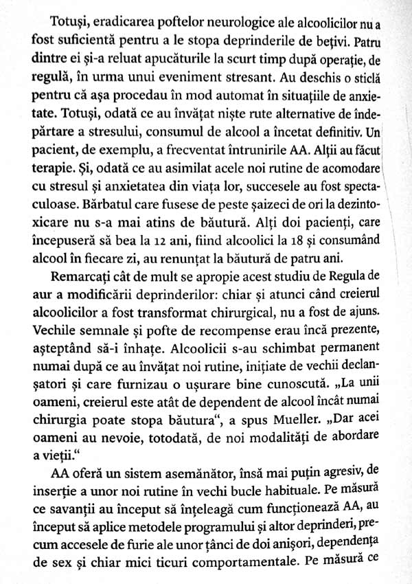 Puterea obisnuintei. De ce facem ceea ce facem in viata si in afaceri - Charles Duhigg