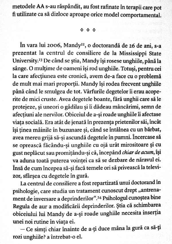 Puterea obisnuintei. De ce facem ceea ce facem in viata si in afaceri - Charles Duhigg
