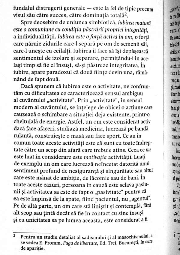 Arta de a iubi - Erich Fromm
