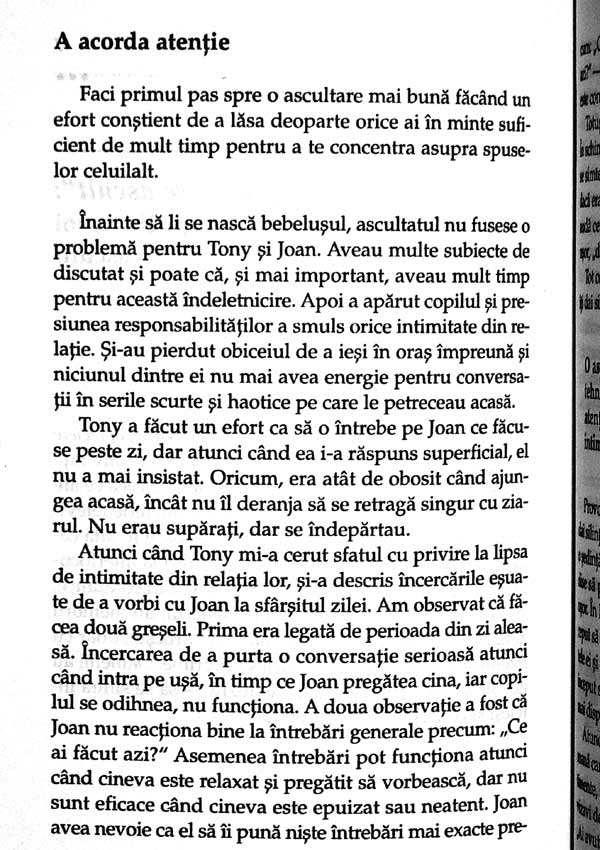 Asculta-ma ca sa te ascult. Capacitatea de ascultare poate imbunatati relatiile noastre - Michael P. Nichols