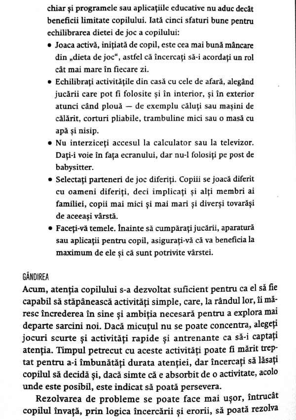 Joaca. Solutii distractive pentru buna dezvoltare a copiilor in primii cinci ani - Amanda Gummer