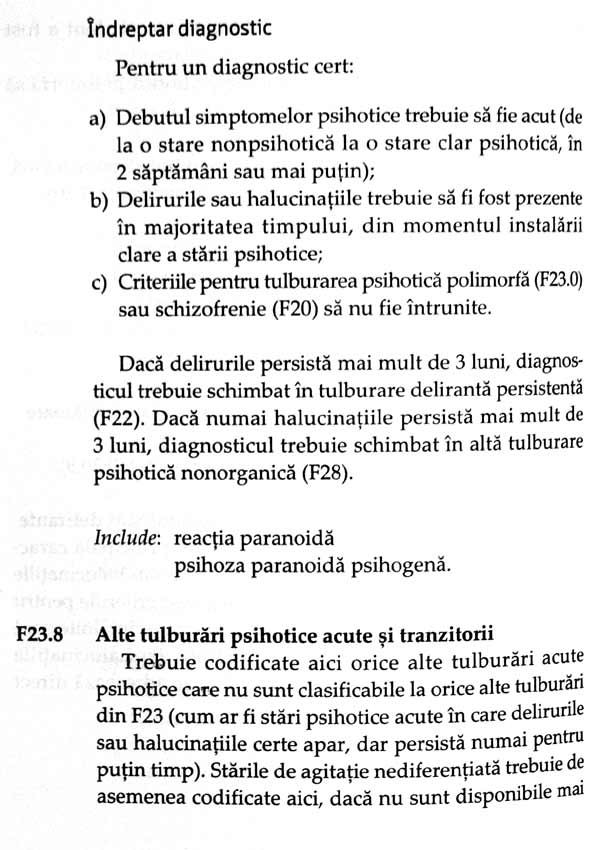 ICD-10 - Clasificarea tulburarilor mentale si de comportament. Descrieri clinice si indreptare diagnostice - Autori multipli 