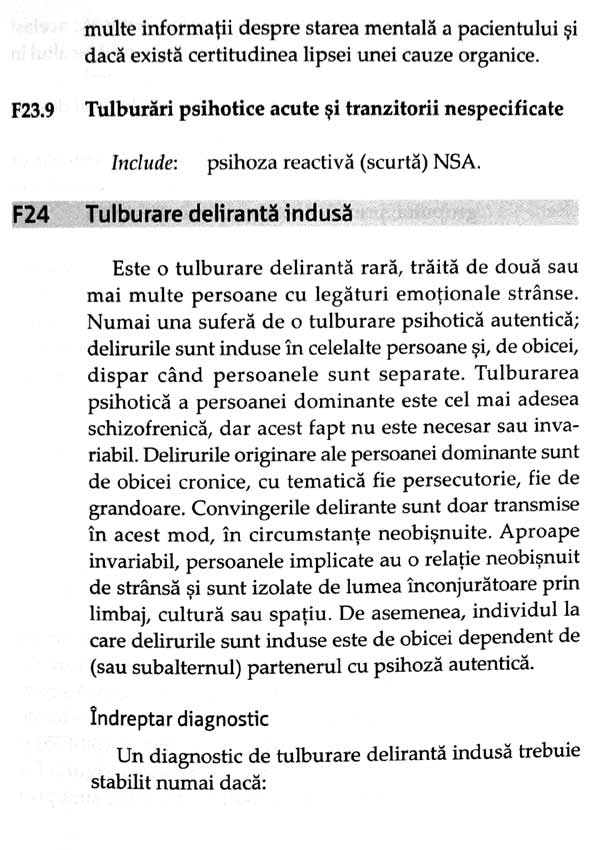 ICD-10 - Clasificarea tulburarilor mentale si de comportament. Descrieri clinice si indreptare diagnostice - Autori multipli 